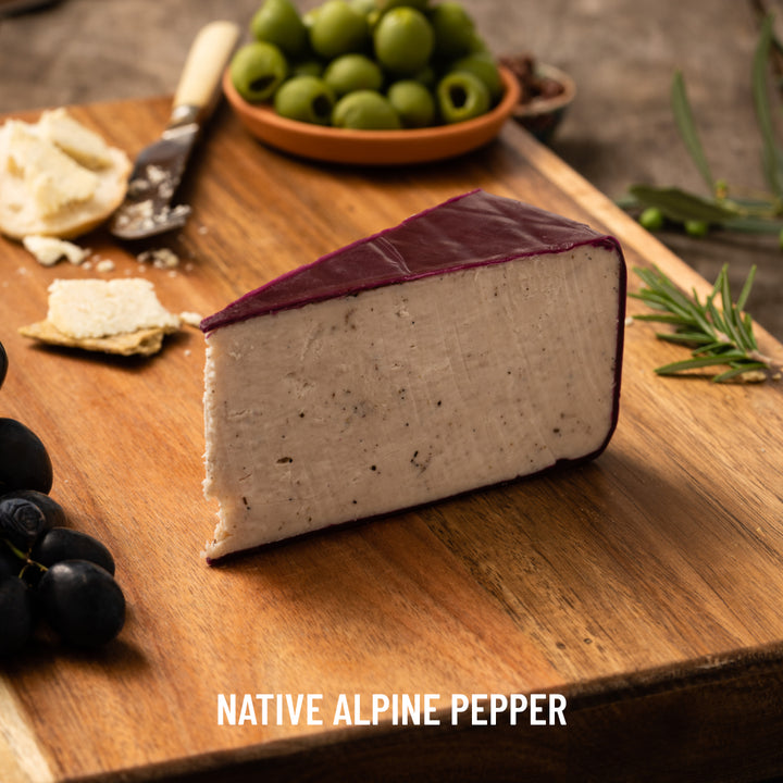 Handmade Artisan Australian Cheese Native Alpine Pepper Flavoured Coolamon Cheese Co.