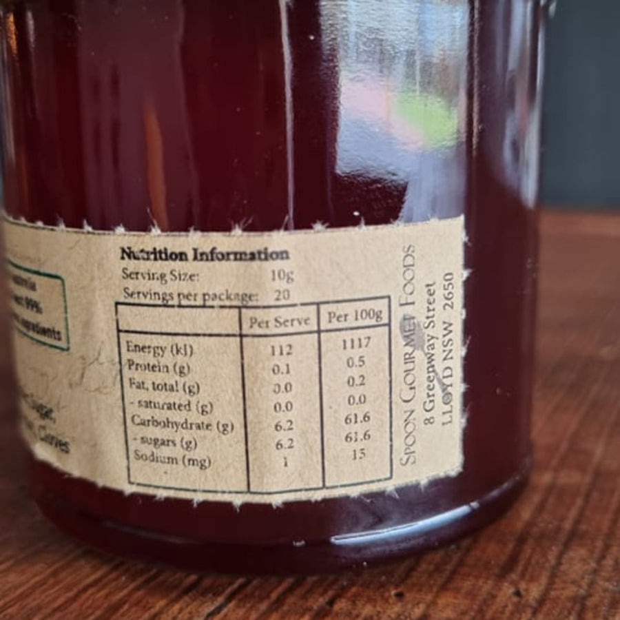 Spoon Quince Jelly Product Nutritional Information