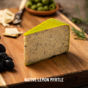 Handmade Artisan Australian Cheese Native Lemon Myrtle Flavoured Coolamon Cheese Co.