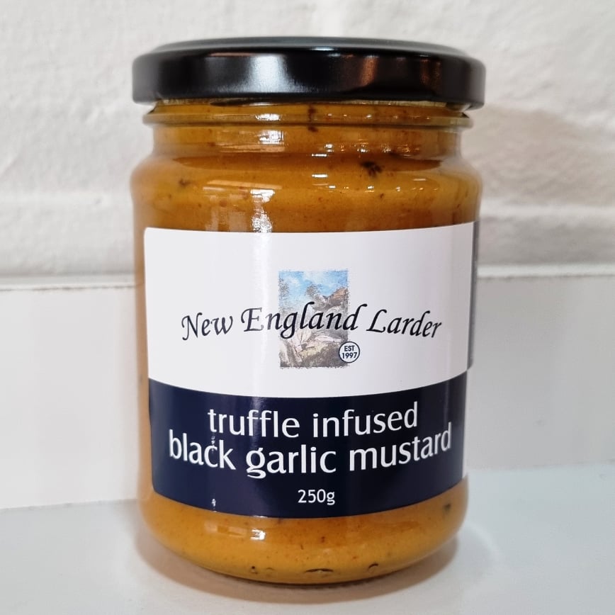 New England Larder Truffle Infused Black Garlic Mustard Product