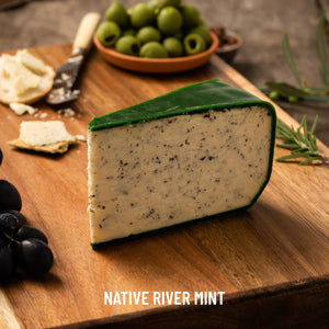 Handmade Artisan Australian Cheese Native River Mint Flavoured Coolamon Cheese Co.